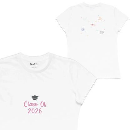 Roys Boys White T-Shirt Imagery_Womens Front and back