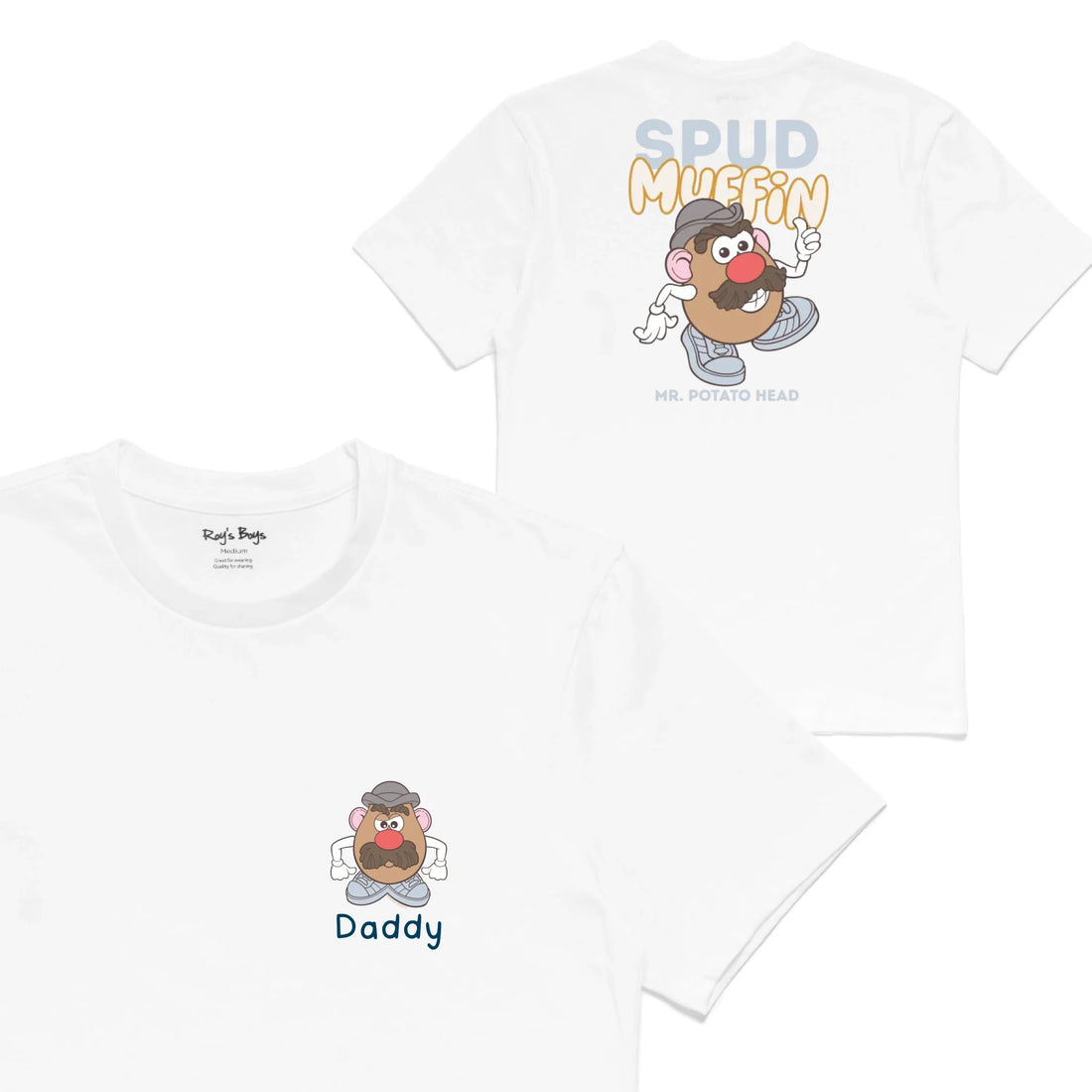 Roys Boys White T-Shirt Imagery_0001_Mens Back both-01