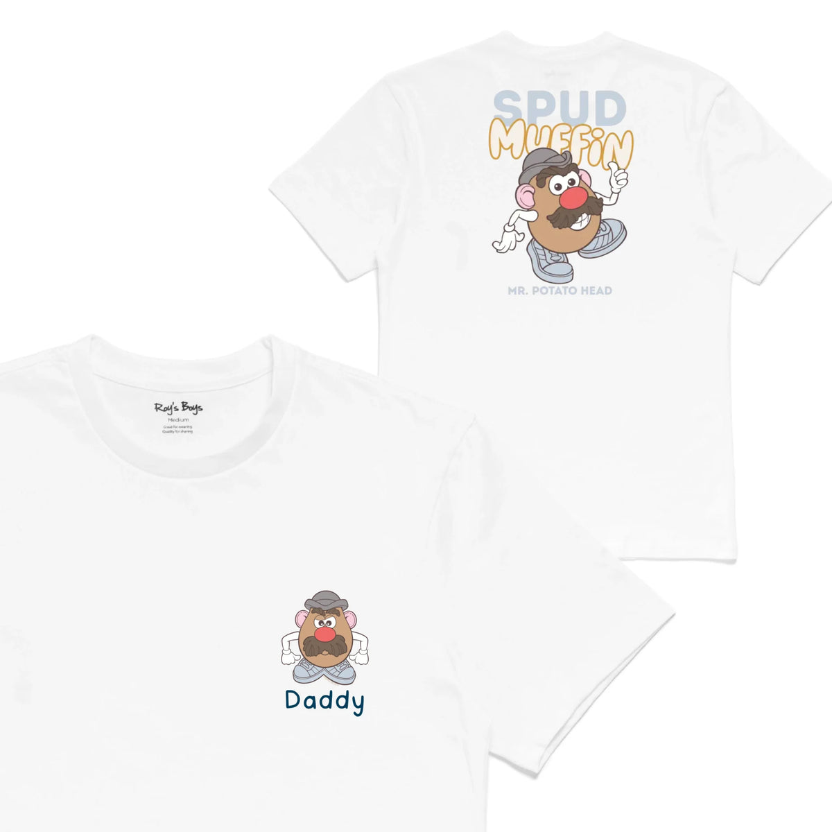 Roys Boys White T-Shirt Imagery_0001_Mens Back both-01
