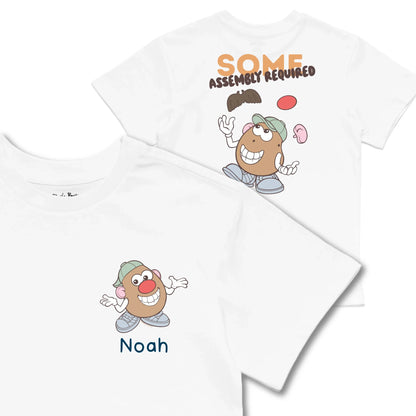Kids TSHIRT Main Image Front and Back_white frontback front crop