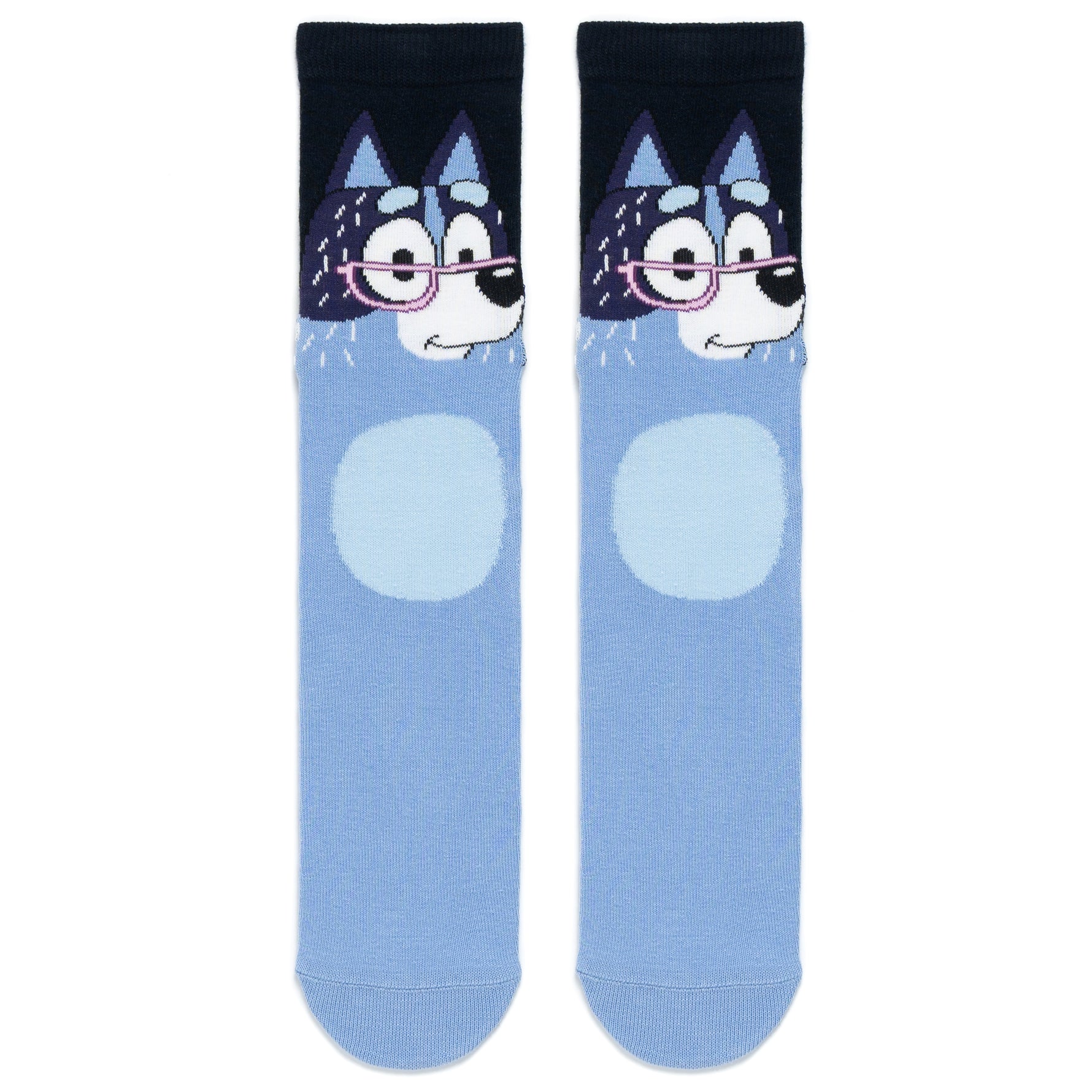 Bluey 'Nana' Navy Adult Socks | Roy's Boys