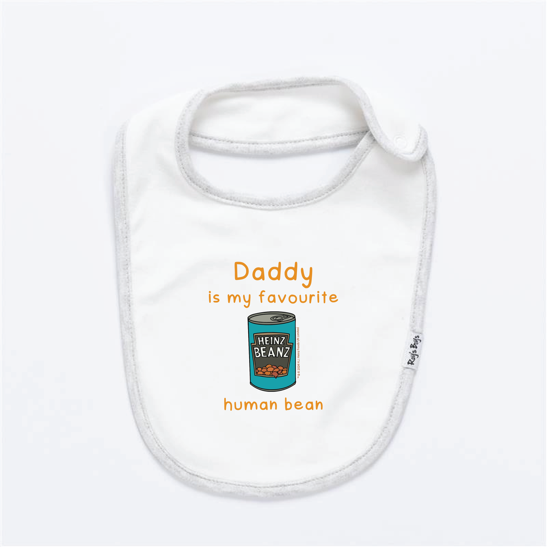 Daddy Is My Favourite Human Bean Baby Bib