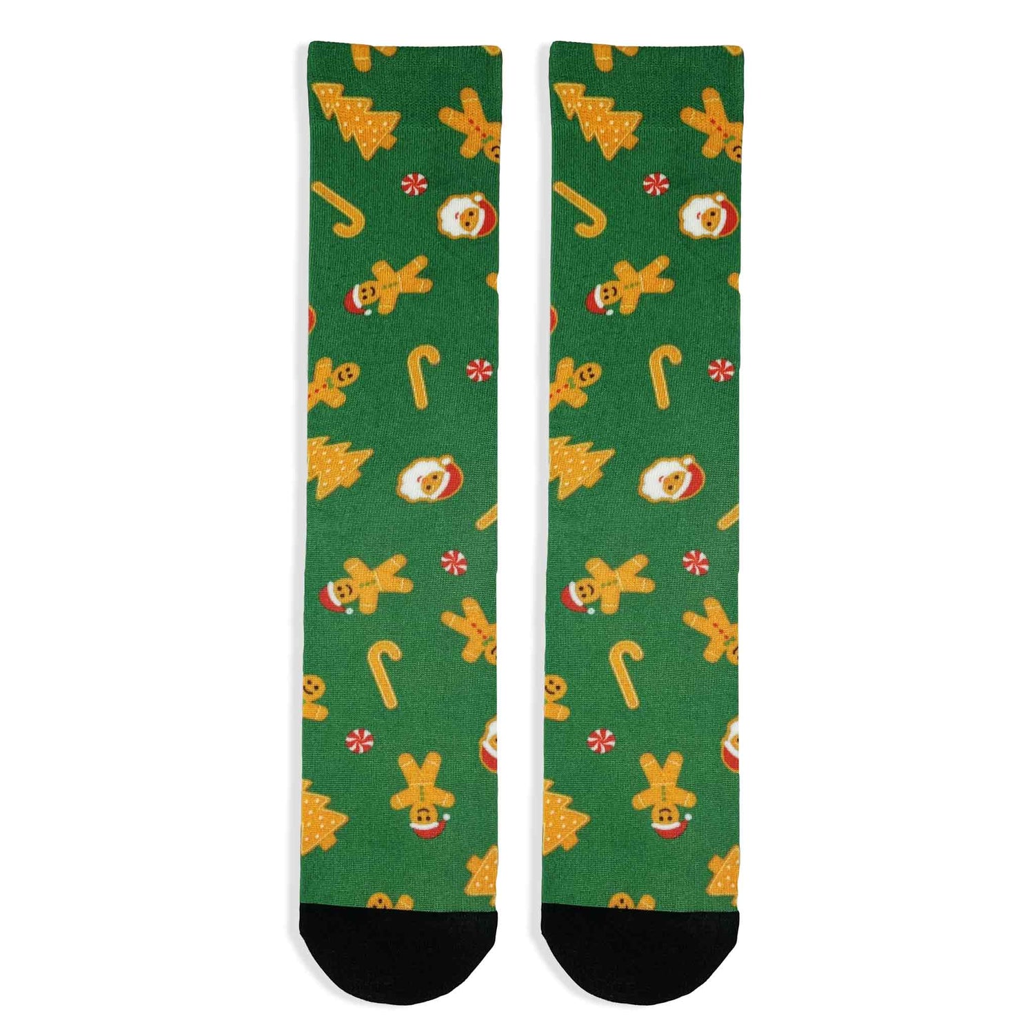 Gingerbread Adult Printed Socks