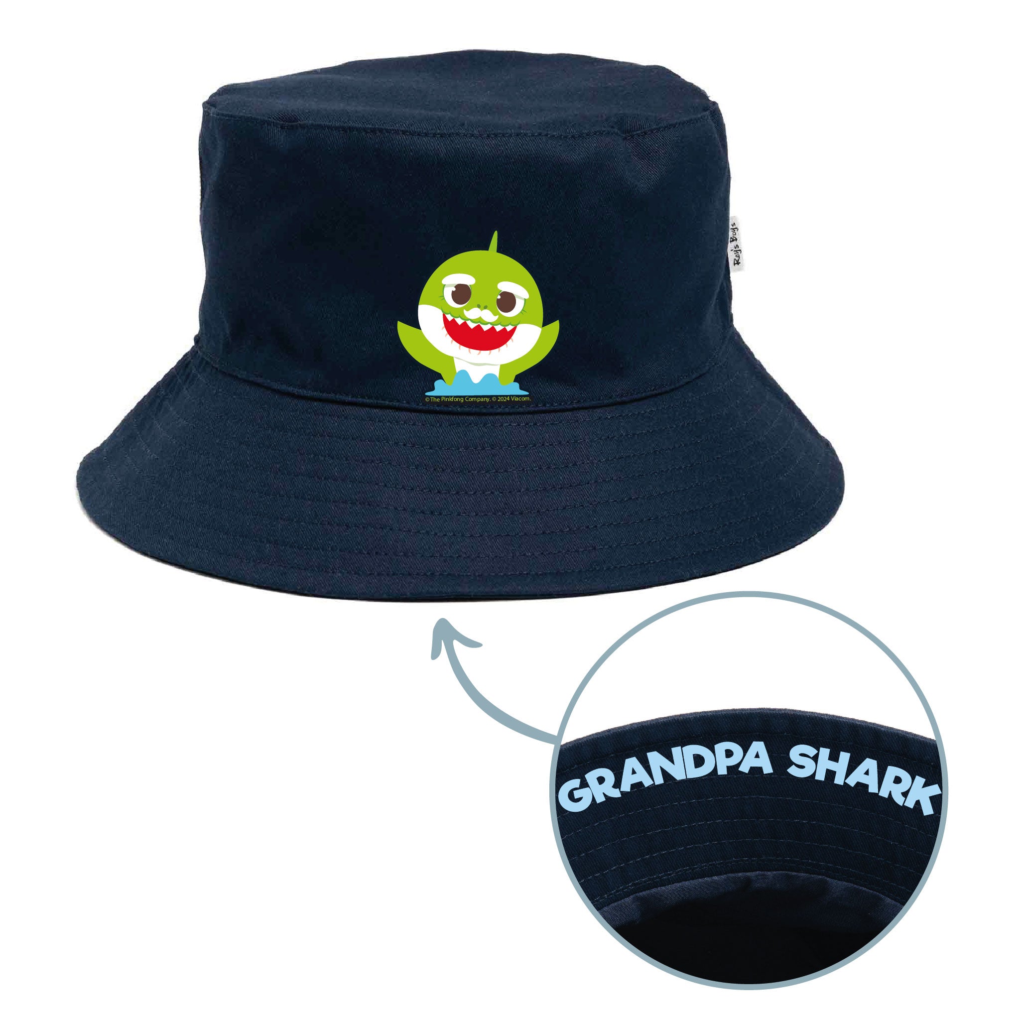 Grandpa Shark Adult Bucket Hat