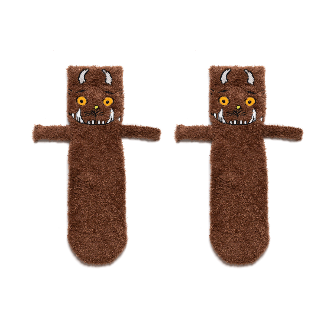 Front profile Gruffalo and Gruffalo legs be friends socks