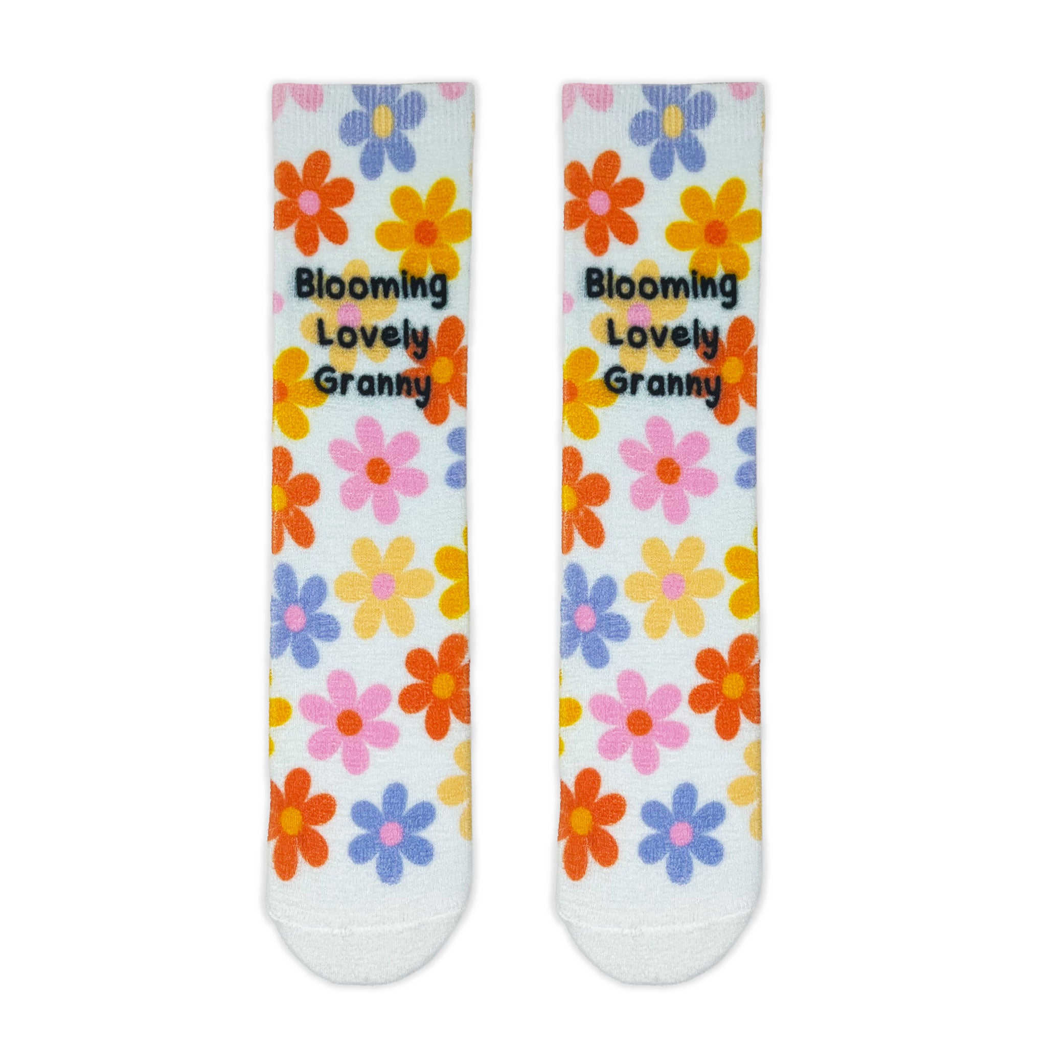 Blooming Lovely Granny Adult Cosy Socks