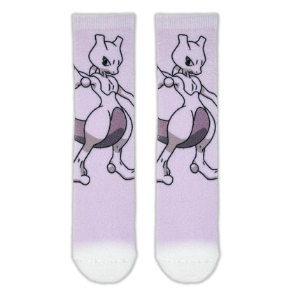 Mewtwo Pokémon Adult Printed Cosy Socks