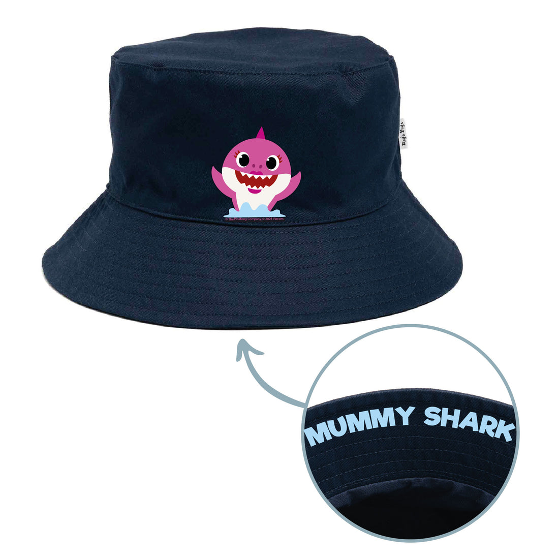 Mummy Shark Adult Bucket Hat