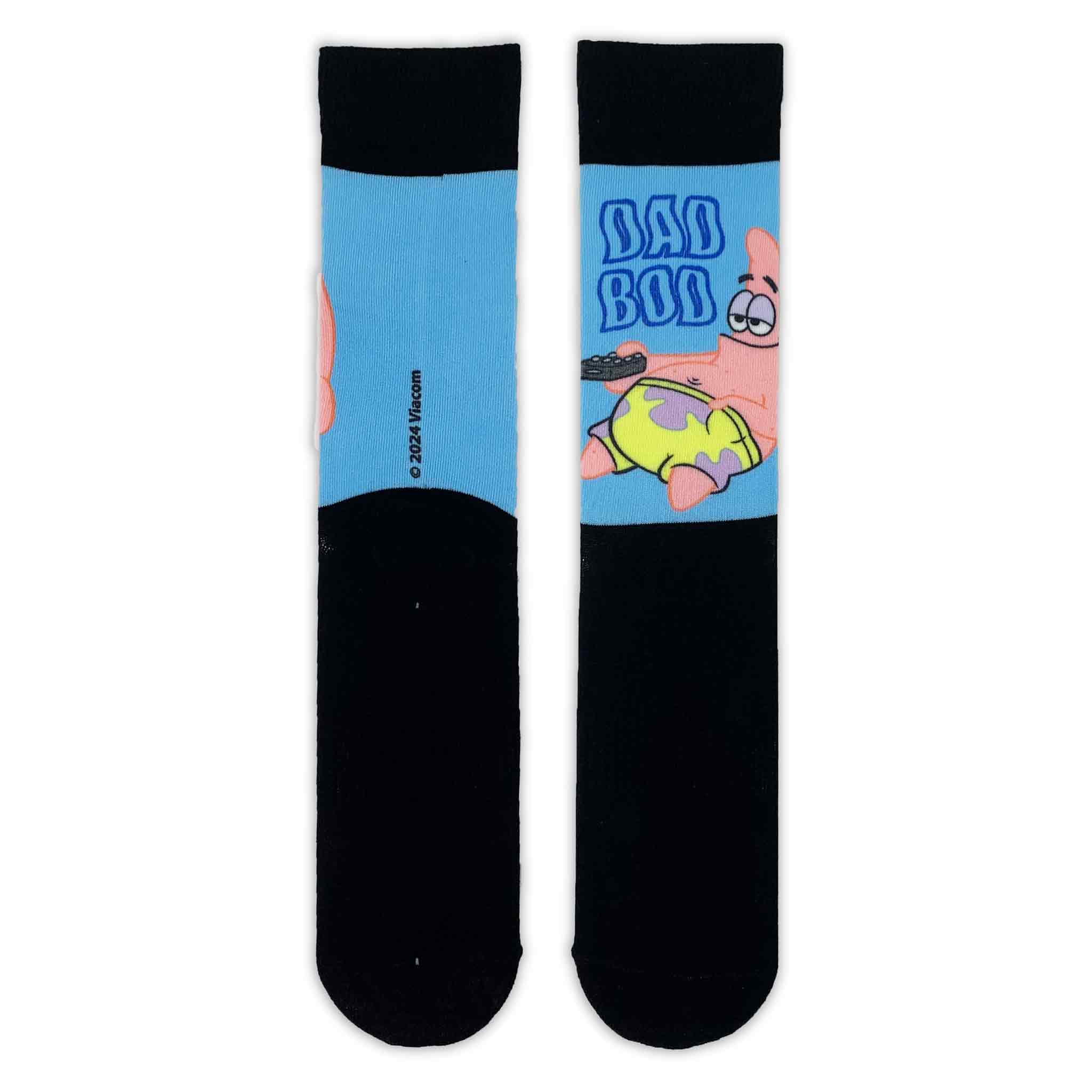 SpongeBob SquarePants Patrick Dad Bod Printed Adult Socks