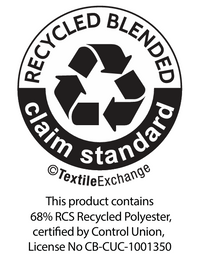 68% Recycled Polyester