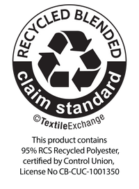 95% Recycled Polyester
