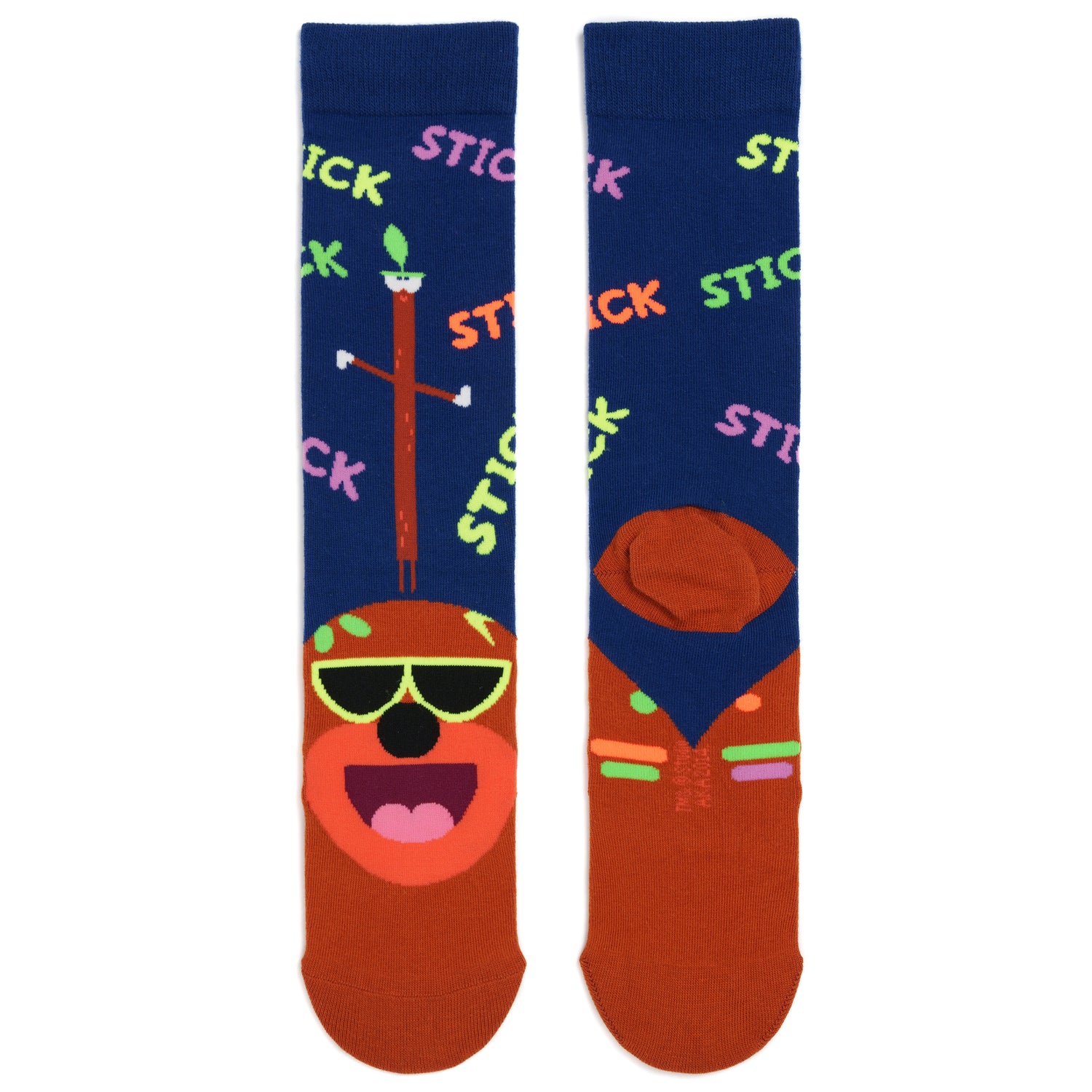 Hey Duggee Stick Neon Adult Socks