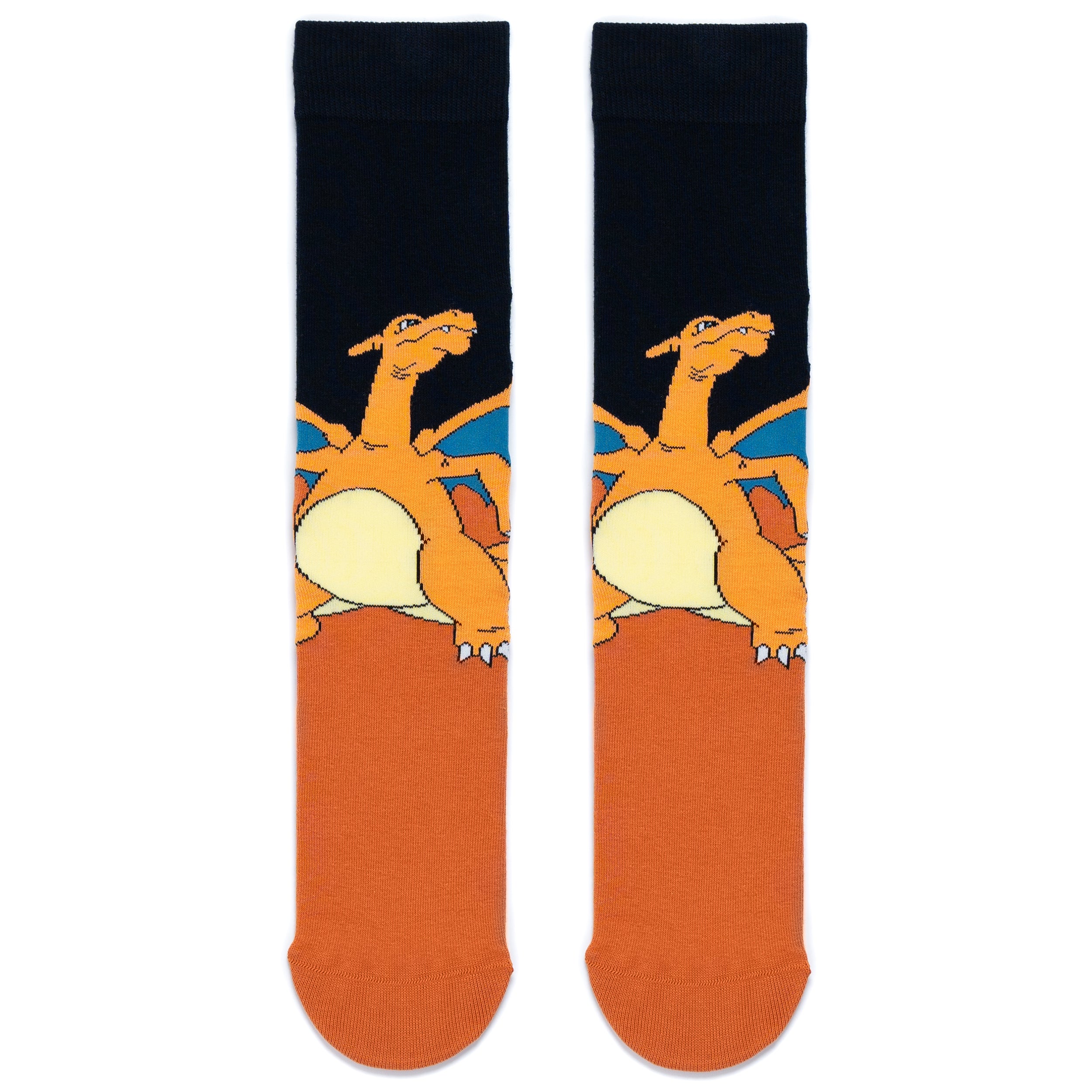 Charizard Pokémon Adult Navy Socks