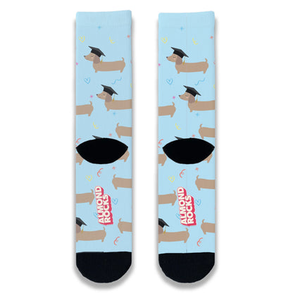 Back Profile of you clever sausage socks