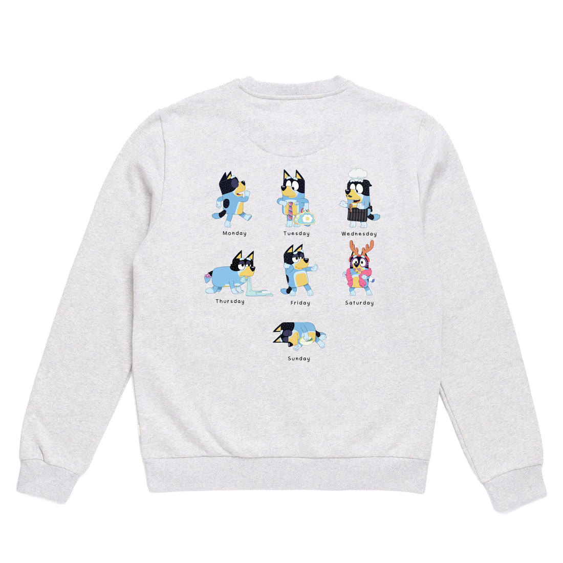 Bandit Days of the Week Adult Sweatshirt - Roy&