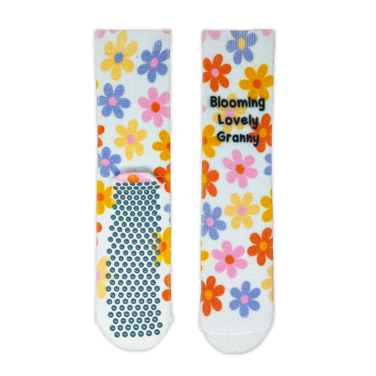 Blooming Lovely Granny Adult Cosy Socks - Roy&