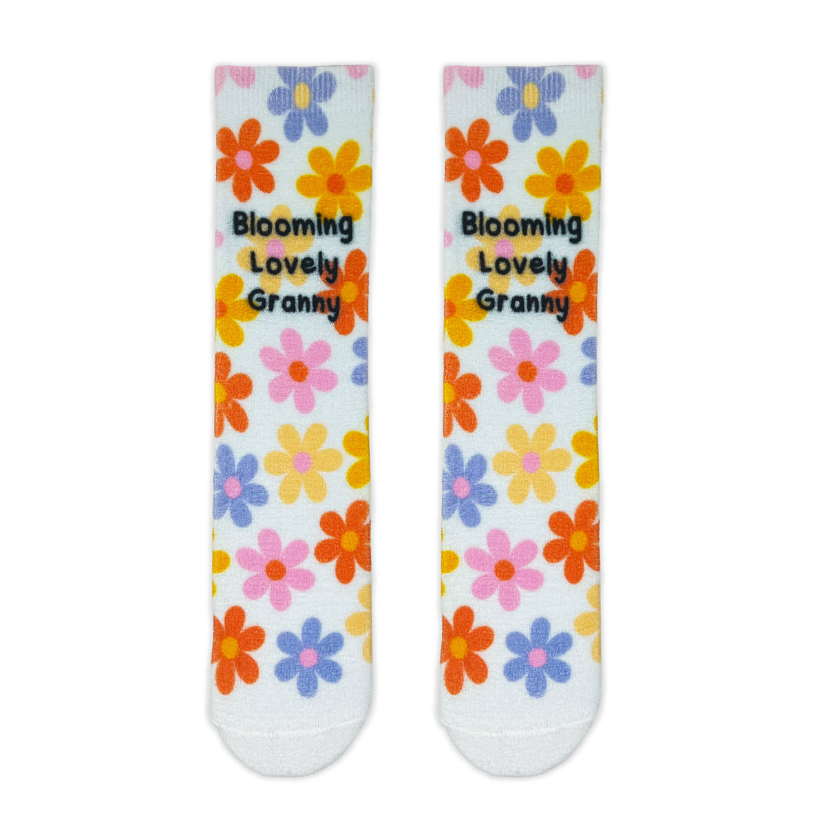 Blooming Lovely Granny Adult Cosy Socks - Roy&