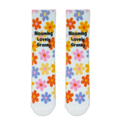Blooming Lovely Granny Adult Cosy Socks - Roy&