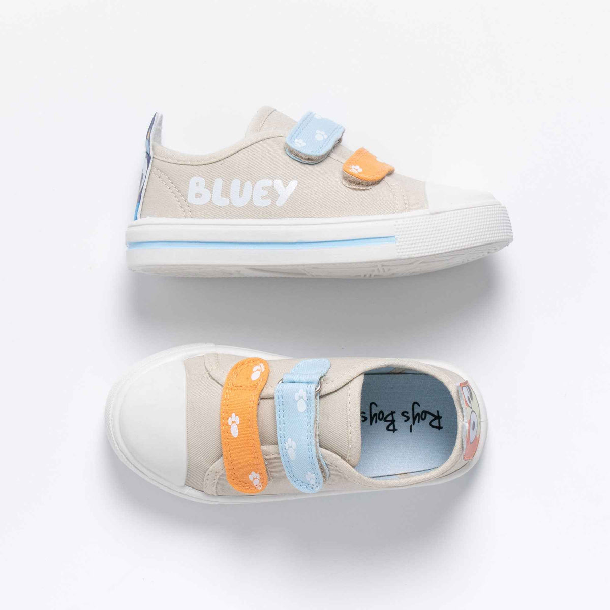 Bluey &amp; Bingo Easy Fasten Kids Canvas Pumps