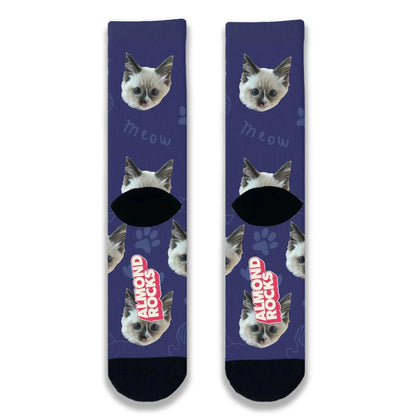 Cat Dad Personalised Socks