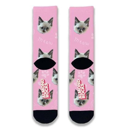 Cat Mum Personalised Socks