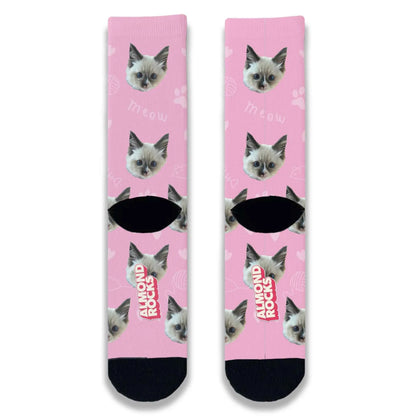 Cat Mum Personalised Socks