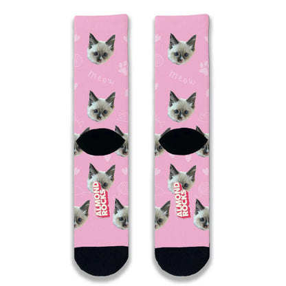 Cat Mum Personalised Socks
