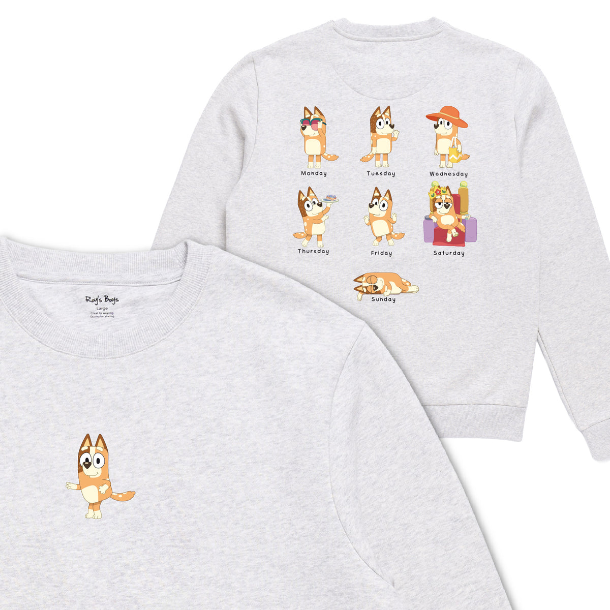 Chilli Days of the Week Adult Sweatshirt - Roy&