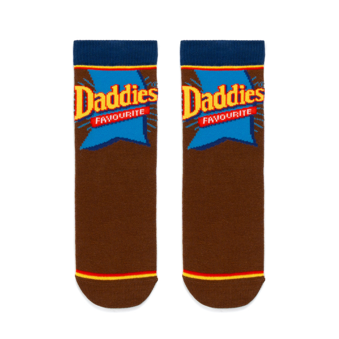 Front Profile of Daddies favourite socks