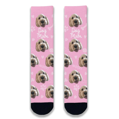Dog Mum Personalised Socks