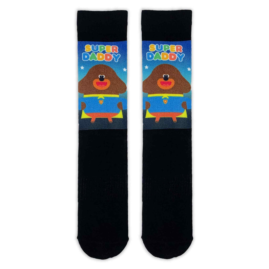 Hey Duggee &quot;Super Daddy&quot; Printed Adult Socks