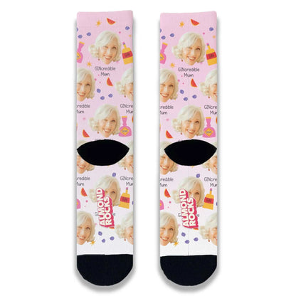 GINcredible Mum Personalised Face Socks