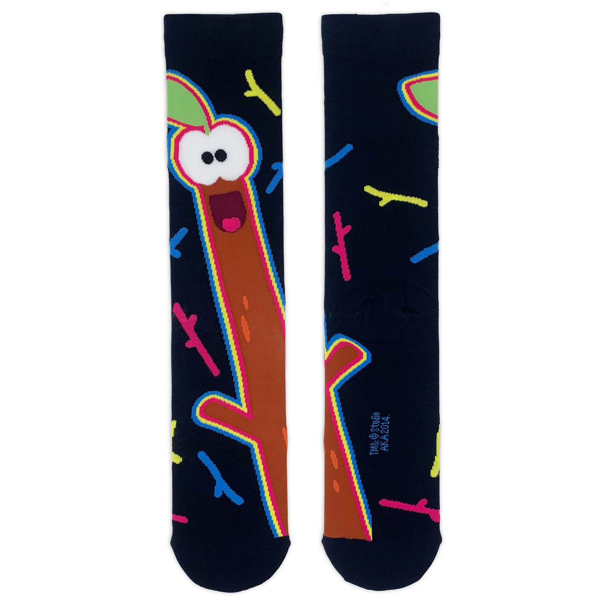 Hey Duggee Dancing Stick Neon Adult Socks - Roy&
