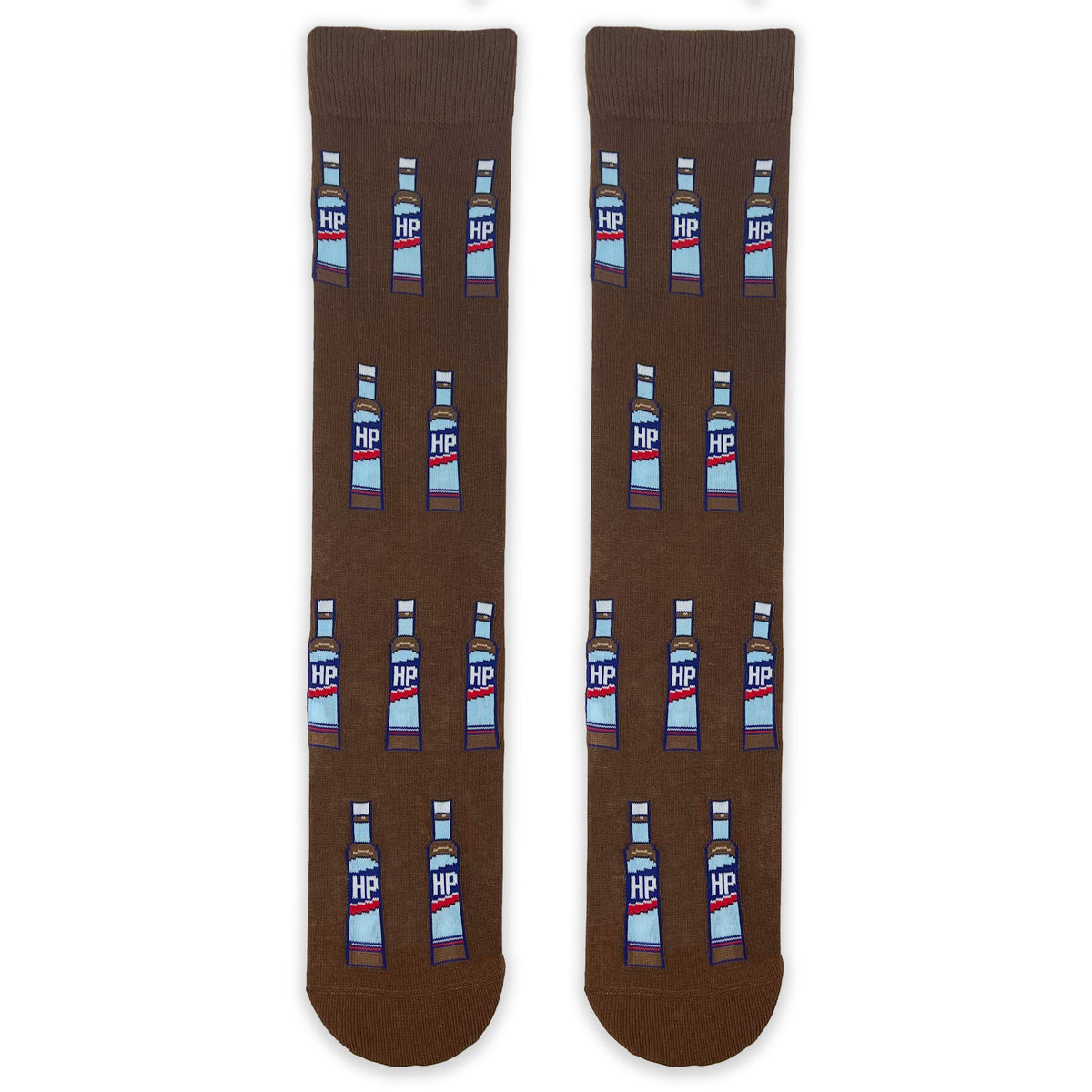 HP Brown Sauce All Over Adult Socks - Roy&