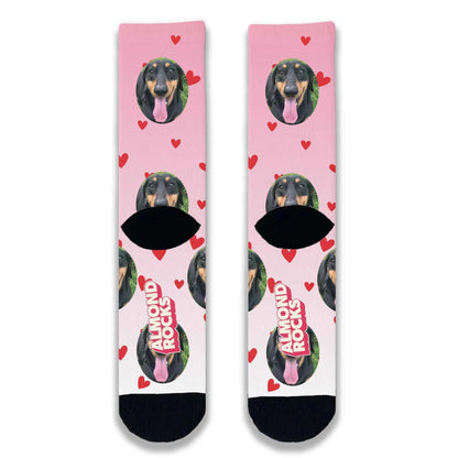 I Love My... Personalised Dog Socks