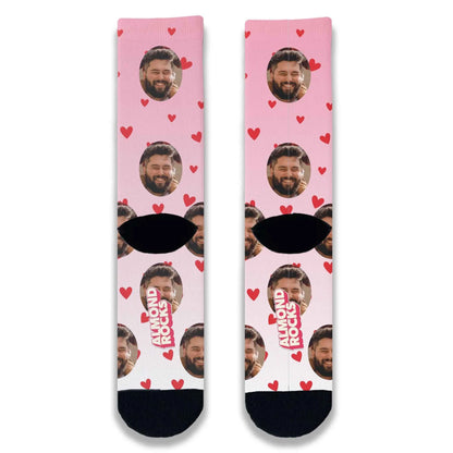 I Love My... Personalised Face Socks