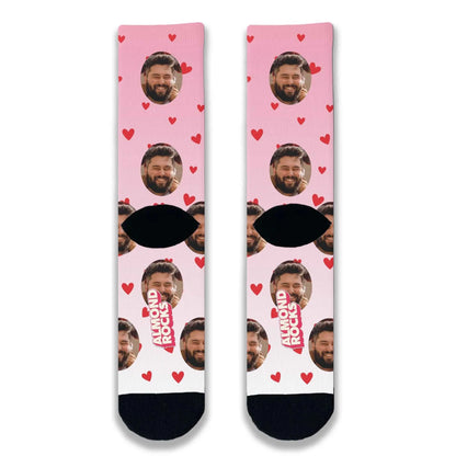 I Love My... Personalised Face Socks