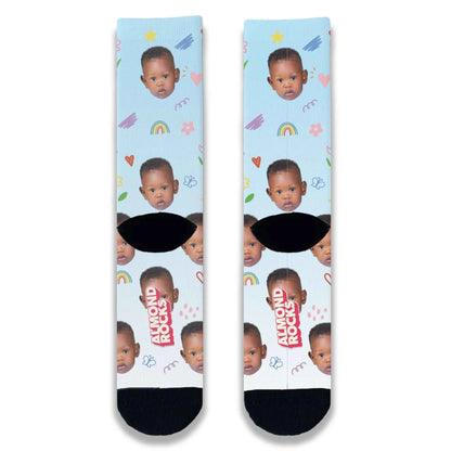 Love you Mummy Personalised Face Socks