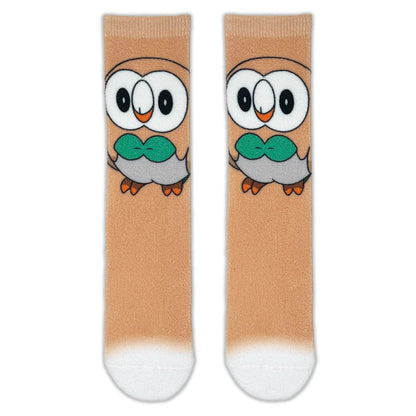Rowlet Pokémon Adult Cosy Socks - Roy&