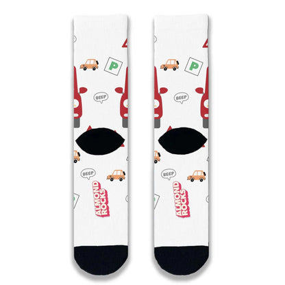 Passed Driving Test Car Personalised Face Socks
