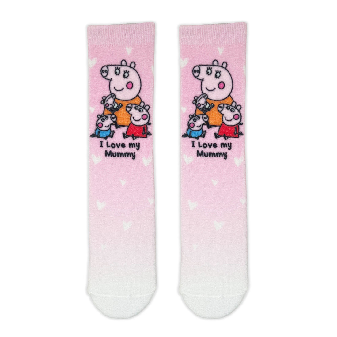 Peppa Pig I Love My Mummy Adult Cosy Socks - Roy&