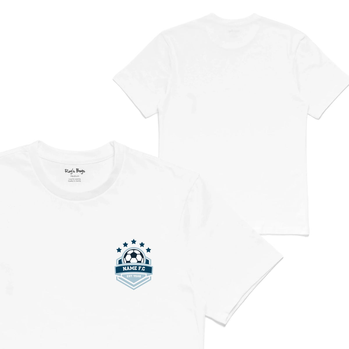 Roys Boys White T-Shirt Imagery_0001_Mens Back both-01