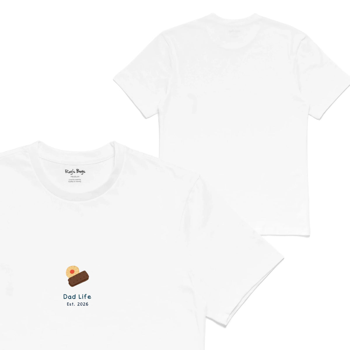 Roys Boys White T-Shirt Imagery_0001_Mens Back both-01