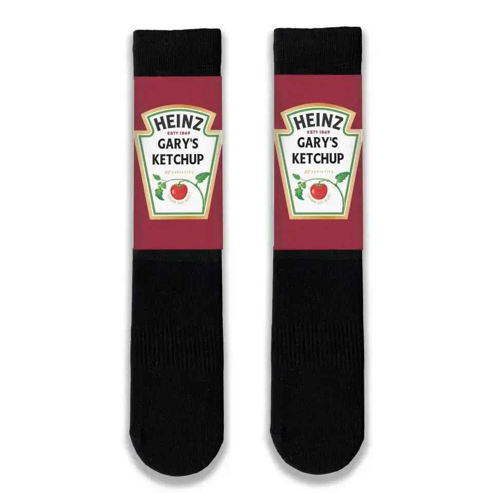 Personalised Heinz Tomato Ketchup Adult Socks