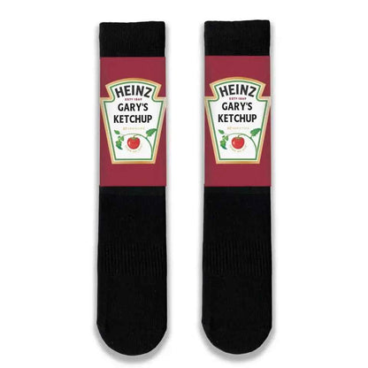 Personalised Heinz Tomato Ketchup Adult Socks