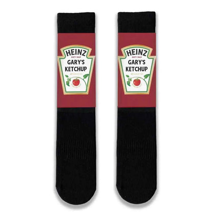 Personalised Heinz Tomato Ketchup Adult Socks