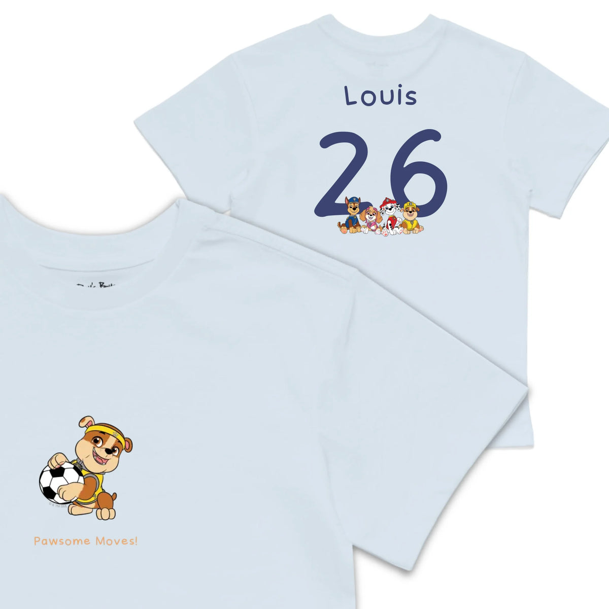 Roys Boys blue T-Shirt Imagery_0008_Older Kids front back