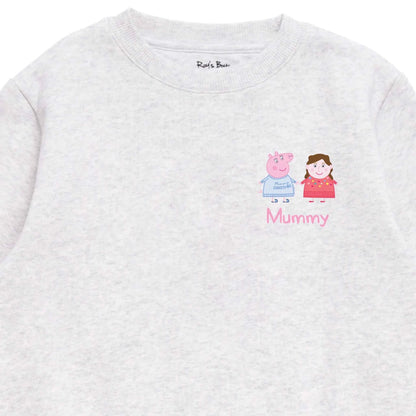 Personalised Person Christmas Peppa Pig Adult Sweatshirt