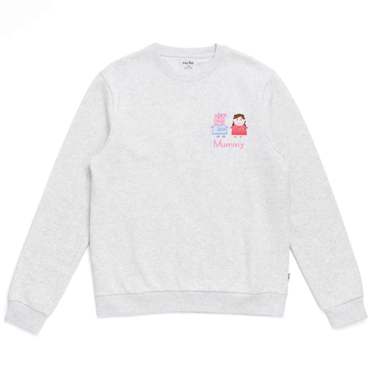Personalised Person Christmas Peppa Pig Adult Sweatshirt