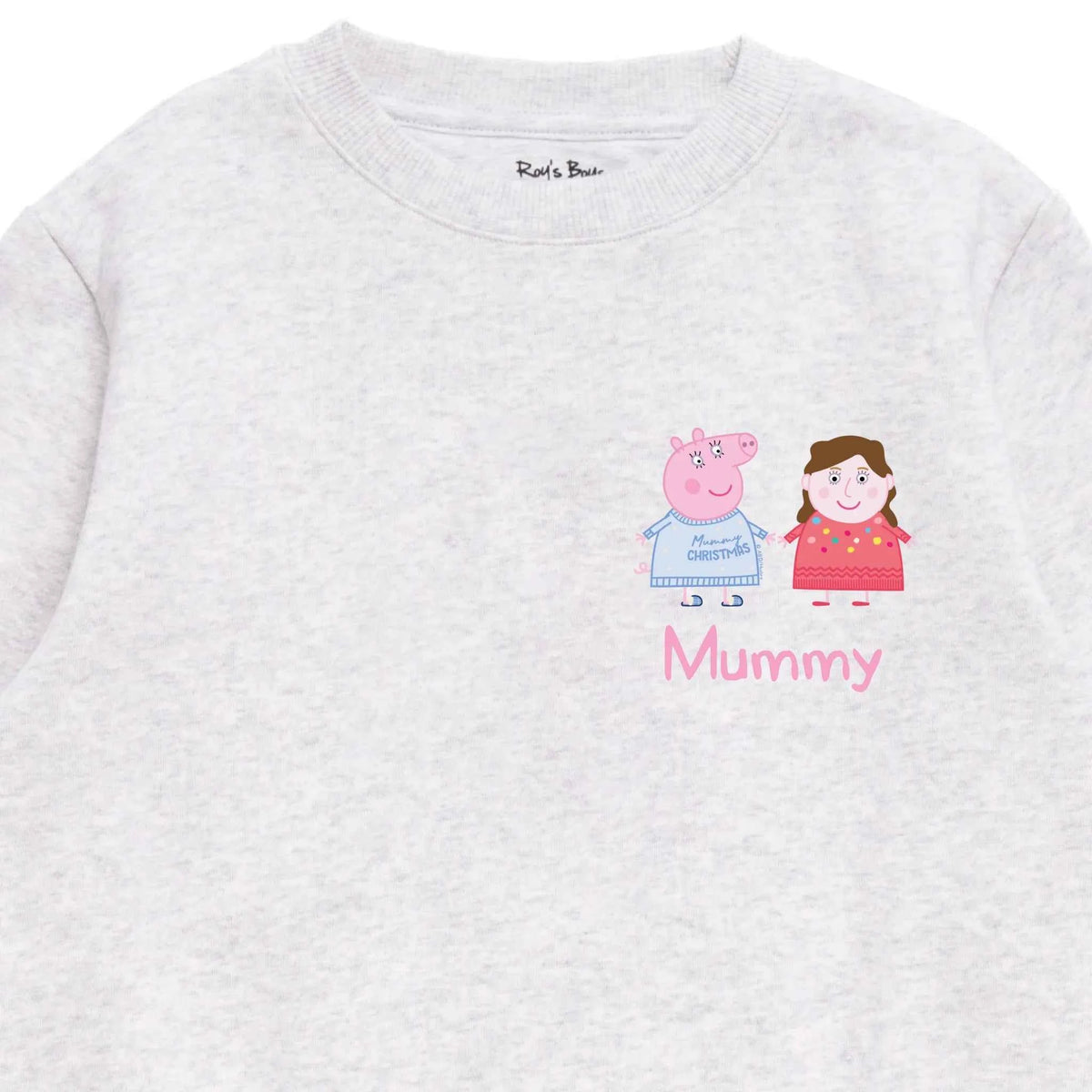 Personalised Person Christmas Peppa Pig Adult Sweatshirt